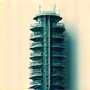 Icon of a unique, stylish building.